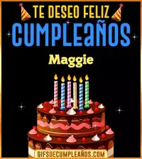 Te deseo Feliz Cumpleaños Maggie